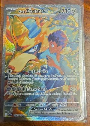 Hop's Zacian ex, graded 5.5