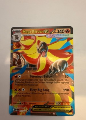 Mega Pyroar ex, graded 9.0