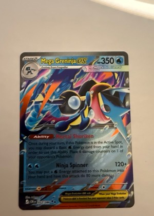 Mega Greninja ex, graded 9.0