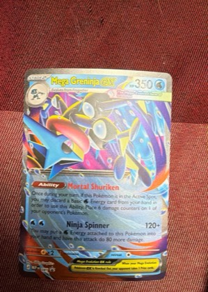 Mega Greninja ex, graded 9.0