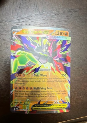 Mega Zygarde ex - 047/088 graded 9