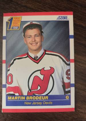 Martin Brodeur, graded 7.5