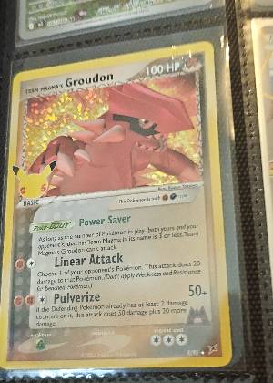 Team Magma's Groudon graded 8