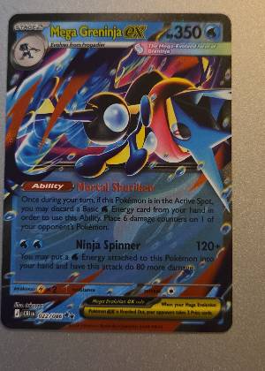 Mega Greninja ex, graded 9.0