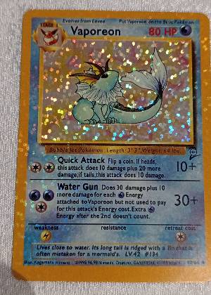 Vaporeon (12), graded 7.0