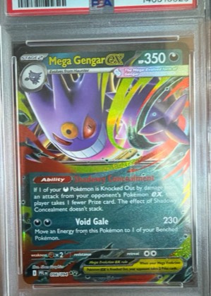 Mega Gengar ex graded 9.5