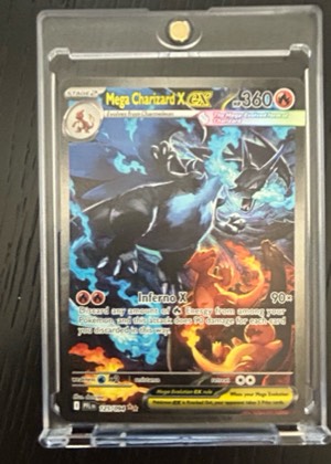 Charizard ex, graded 9.0