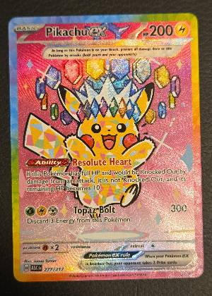 Pikachu ex - 277/217 graded 9.5
