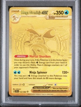 Mega Greninja ex, graded 9.5