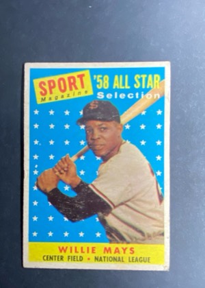 Willie Mays, graded 7.0
